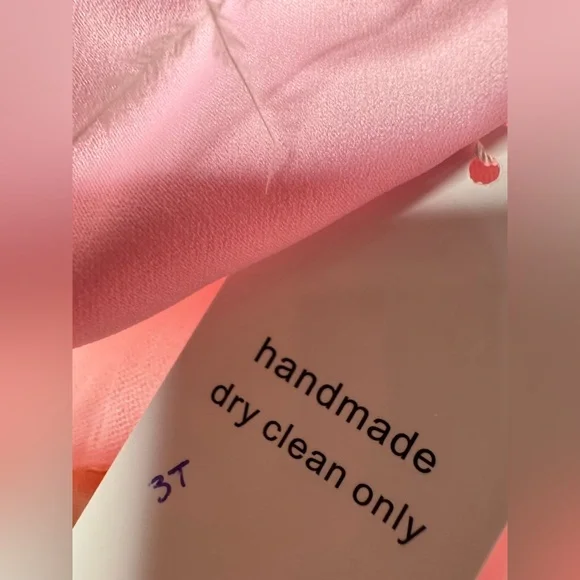 Handmade Pink Floral Tulle Dress - Picture 5 of 5